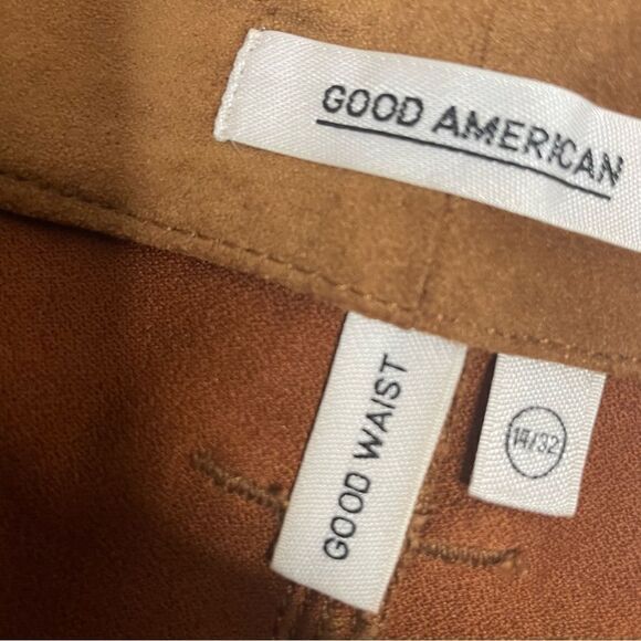 REVOLVE GOOD AMERICAN GOOD LEGS FAUX SUEDE SKINNY HIGH WAISTED PANTS - Picture 9 of 13